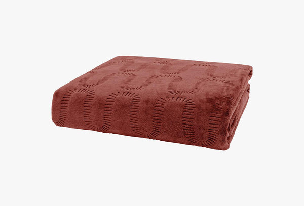 Tricia Terracotta Deken Tweepersoons