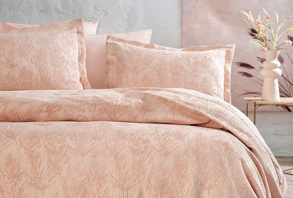 Ella Blush Bed Sprei Seti Tweepersoons