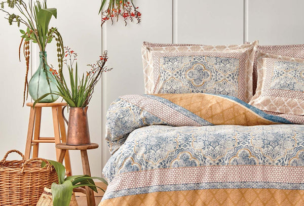 Delissa Blauw Dekbedovertrekset Eenpersoons