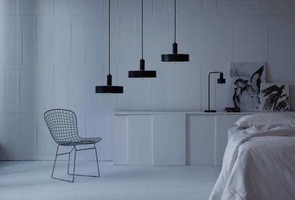 Fama 3-zits Hanglamp Zwart