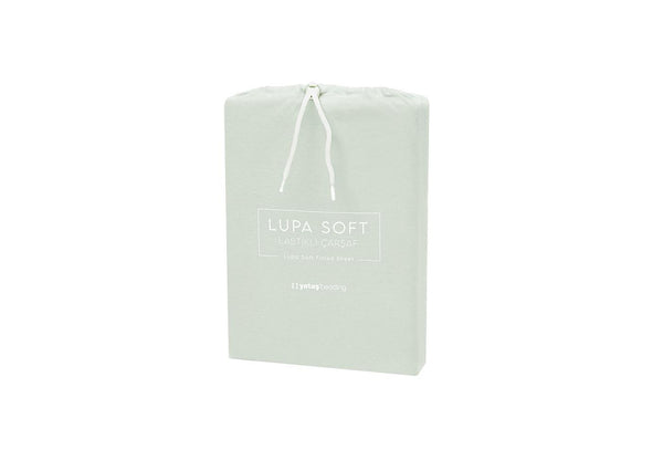 Lupa Soft Saliegroen Hoeslaken Eenpersoons