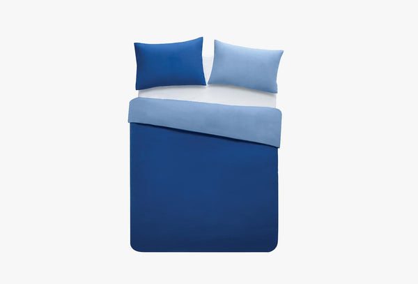 Noah Licht Marineblauw Lichtblauw Dekbedovertrek Seti Eenpersoons Xl