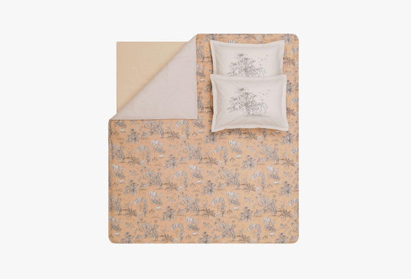 Aster Zalm Pique-set Eenpersoons