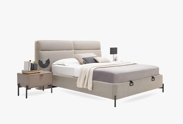 Berta Boxspring Met Hoofdbord 71001 Beige