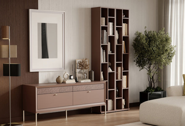 Fit & Flex Boekenkast - Sorbet, 40x217 cm