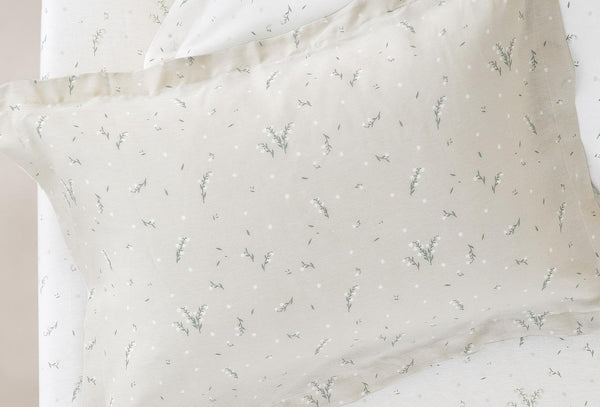 Ramona Ecru Bambu Pique-set Eenpersoons