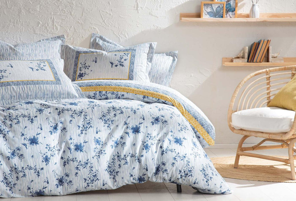 Minella Blauw Dekbedovertrekset Eenpersoons