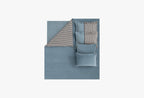 Charme Savio Indigo Fluweel Saten Dekbedovertrekset Tweepersoons Xl - foto 2
