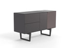 Modena High Gloss Bruin Ladekast 135x80 cm