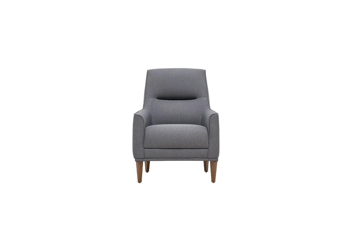 Pavia Fauteuil Fluweel Grijs - foto 2