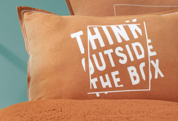 Coverme Box Terracotta Deken Dekbedovertrekset Tweepersoons