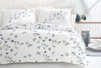 Betta Blauw Pique Tk Eenpersoons