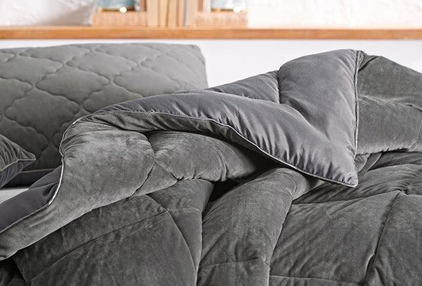 Vovin Velvet Antraciet Dekbed