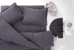 Mix Match Penny Antraciet Kussensloop 50x70 cm