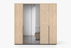 Terra Kledingkast 5-deurs 227x221 cm - foto 2