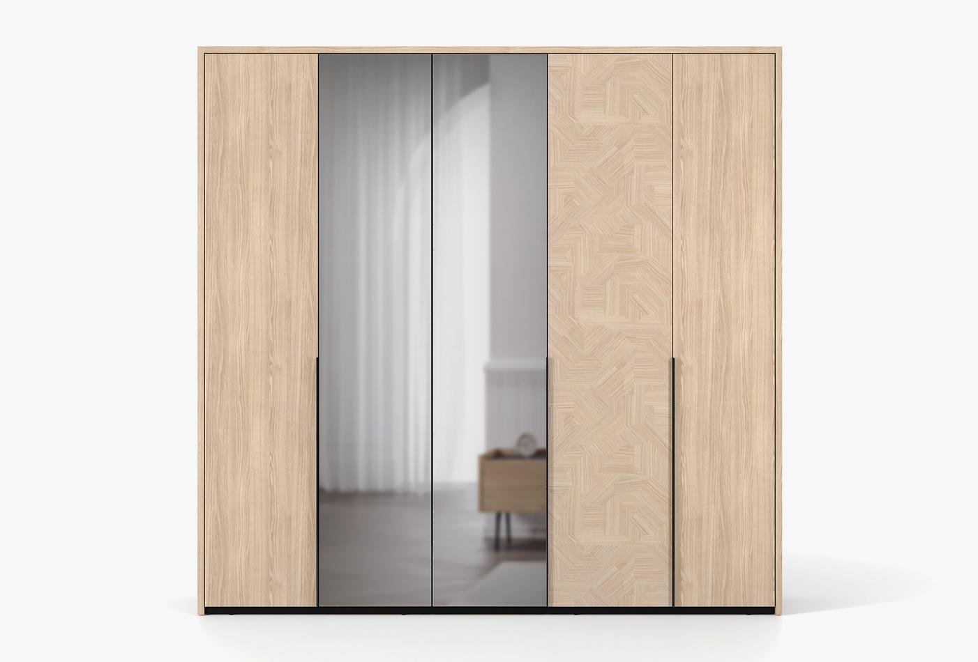 Terra Kledingkast 5-deurs 227x221 cm - foto 2