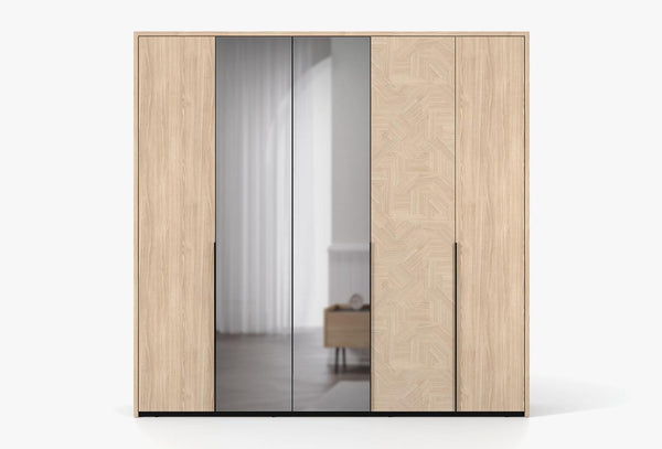 Terra Kledingkast 5-deurs 227X221 Cm