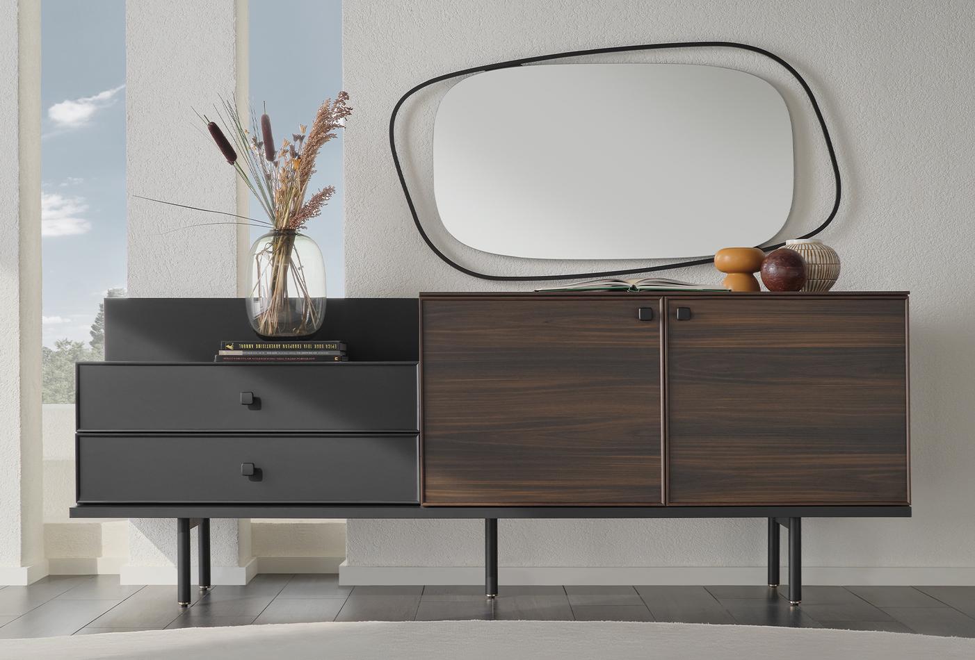 Parma Dressoir Ladekast Spiegel 125x72 cm - foto 4