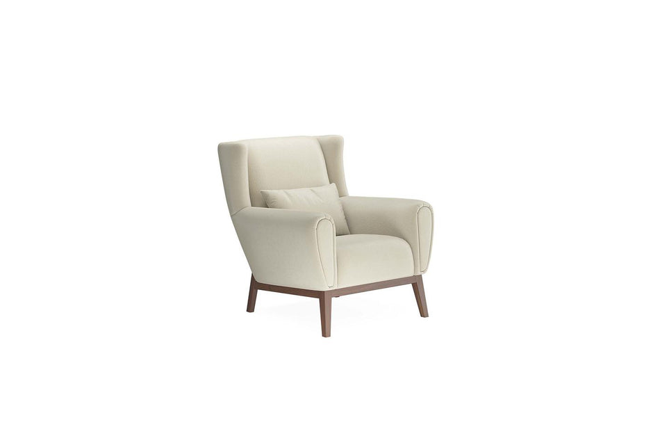 Netha Fauteuil Mohair Creme