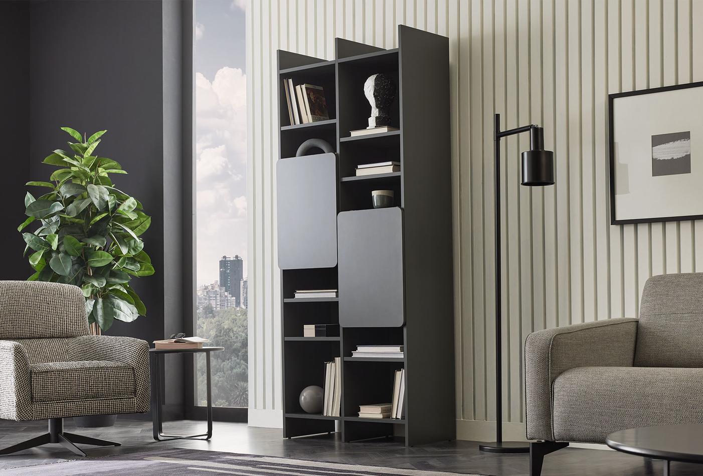 Blend Boekenkast 81x203 cm