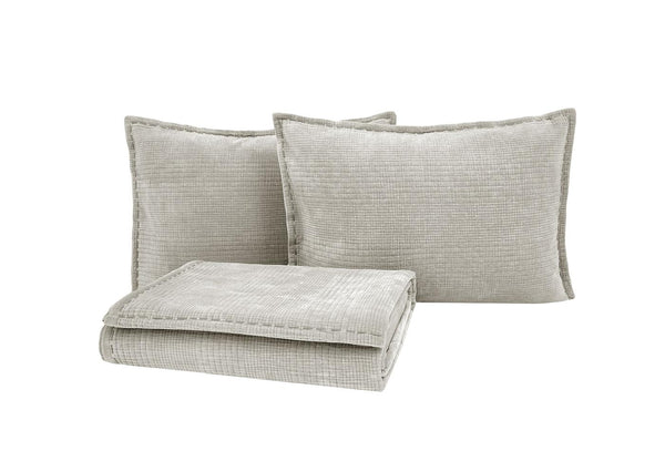 King Grijs Bed Sprei Tweepersoons