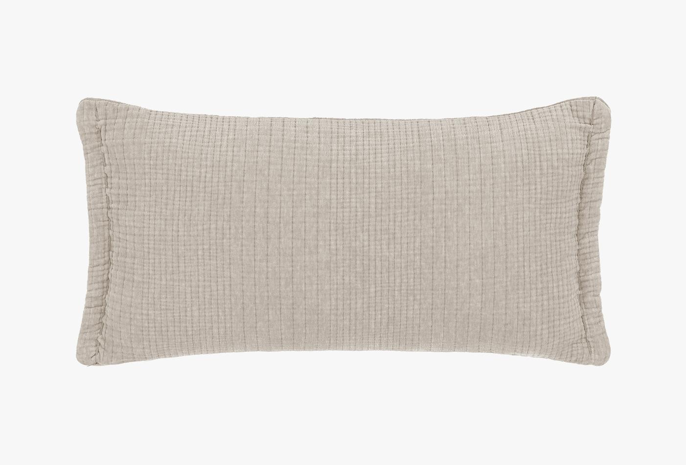 King Beige Beige gestreept Dekoratif Sierkussen 30x50 cm