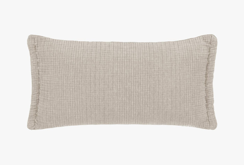 King Beige gestreept Decoratief Sierkussen 30X50 Cm
