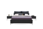 Legato Boxspring met hoofdbord 160x200 cm Grijs Kunstleer Stof - foto 5