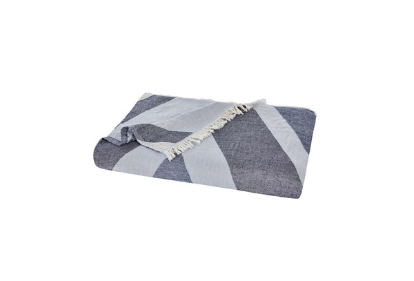 Felipa Marineblauw Bed Sprei Eenpersoons