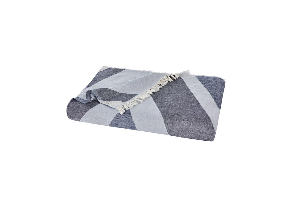 Felipa Marineblauw Bedsprei Eenpersoons