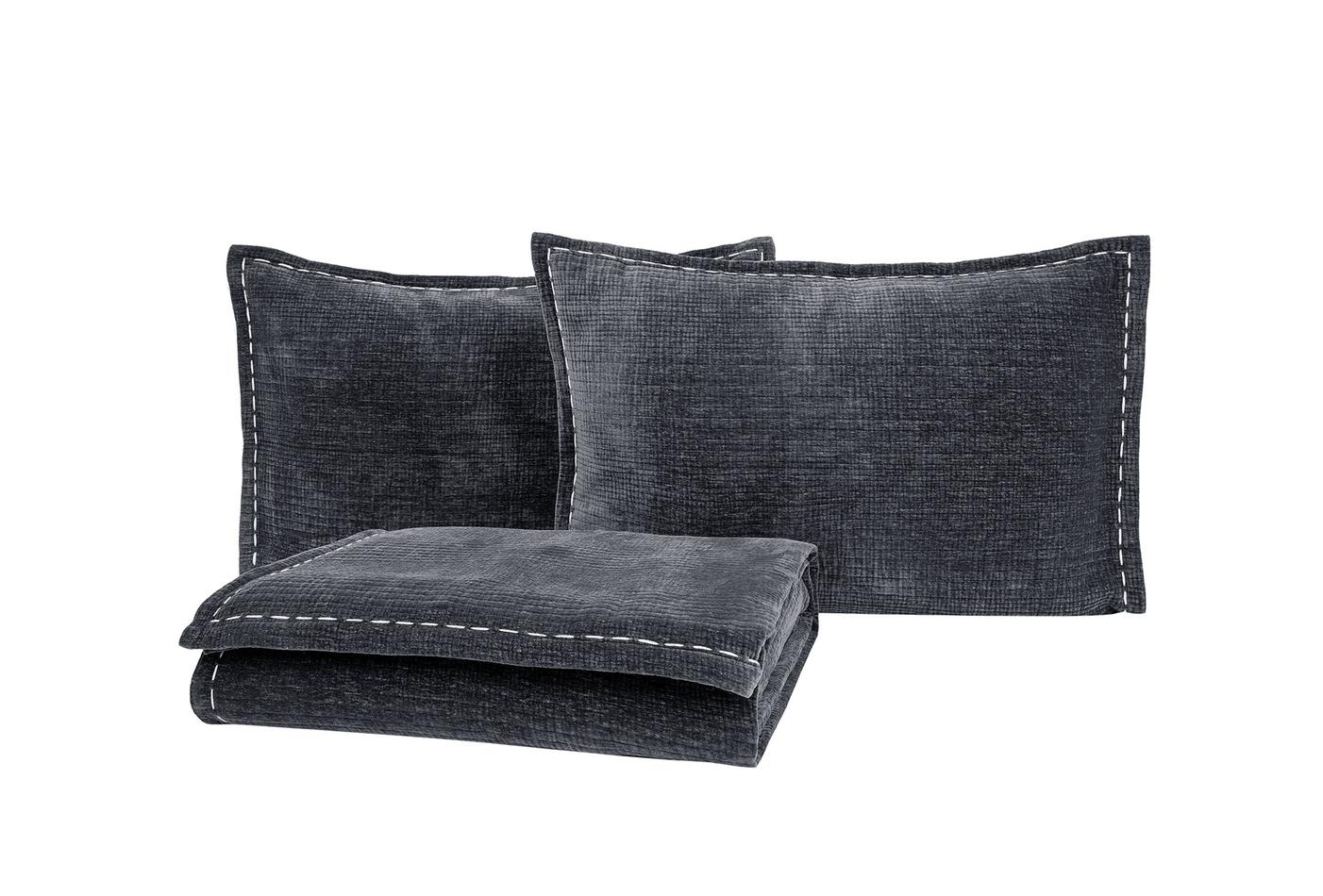 King Antraciet Bed Sprei Tweepersoons - foto 4