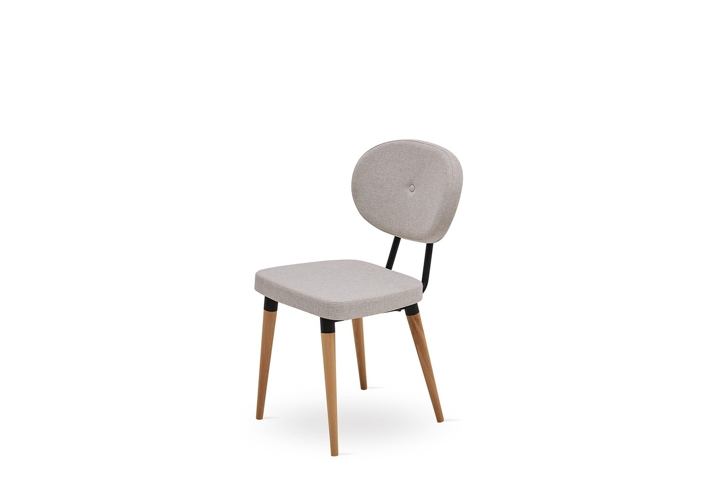 Palladio Eetkamerstoel Linnen stof Beige