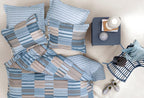 Avril Blauw Dekbedovertrekset Eenpersoons