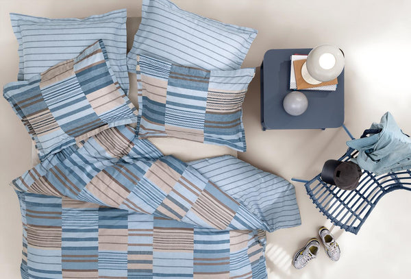 Avril Blauw Dekbedovertrekset Eenpersoons
