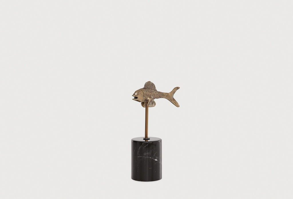 Fish Decoratief object Marmer Eskitme Kaplama Metaal 230 Mm - foto 3