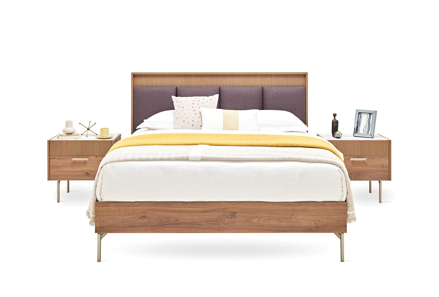 Pavia Bed Incl. Hoofdbord 160x200 cm Bruin - foto 4