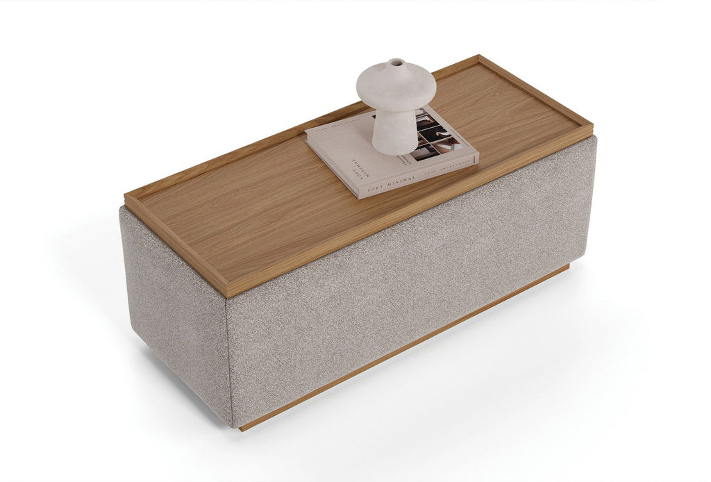 Marsana Salontafel Beige Geweven stof - foto 5