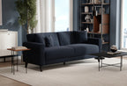 Astera Plus 3-Zitsbank met slaapfunctie Fluweel Marineblauw