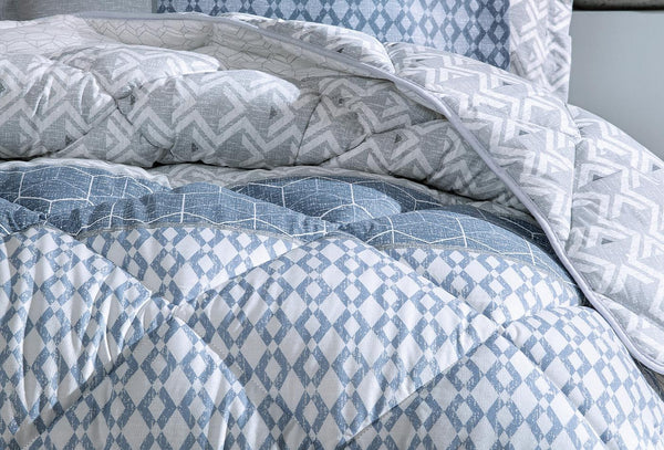 Malin Blauw Slaapset Eenpersoons