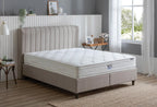 Blue Star Bed Boxspring met hoofdbord 90x190 cm Beige