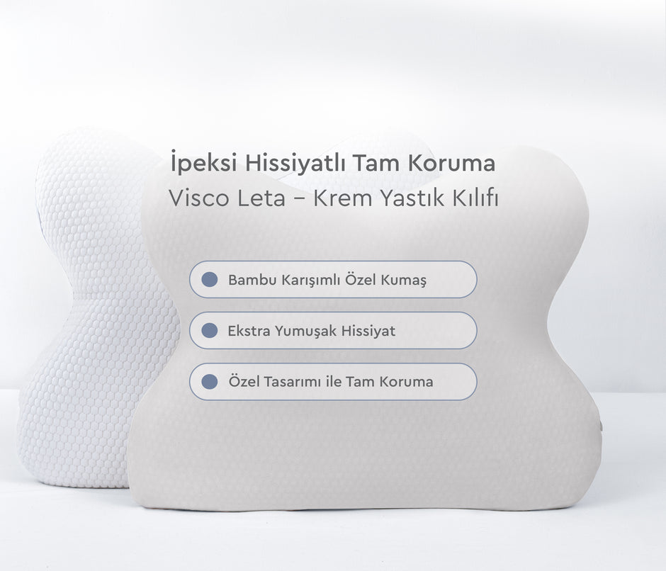 Visco Rina Kussensloop Creme