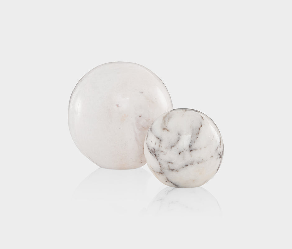 Ball Decoratief Object Marmer 15x15x15 cm