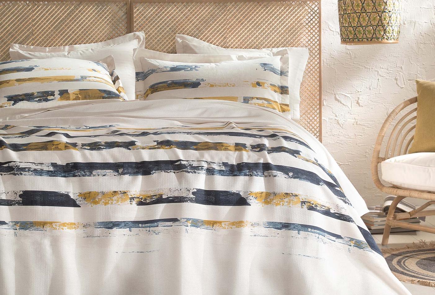 Stain Beige Pique Tk Tweepersoons - foto 4