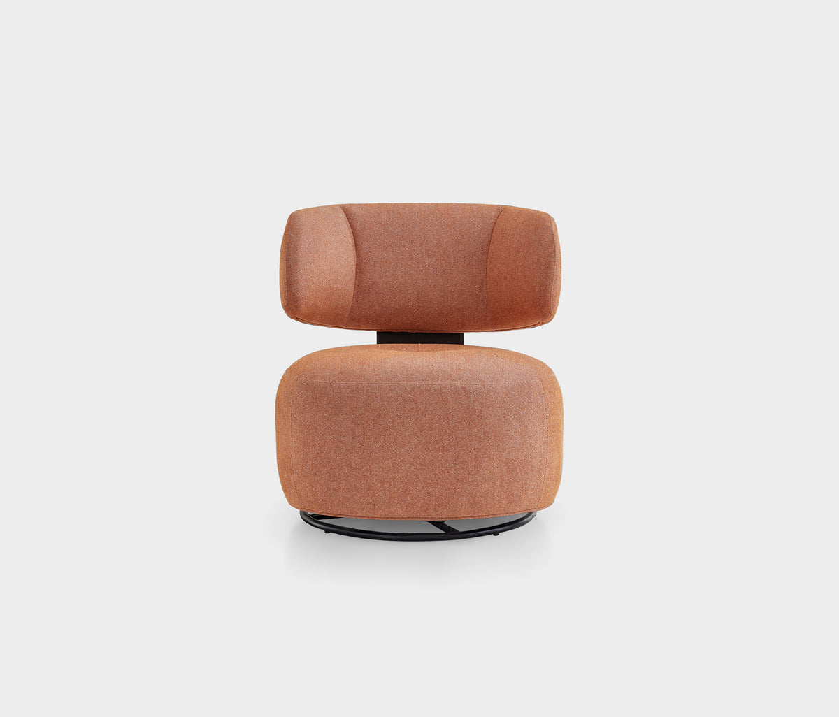 Soho Draaifauteuil Chenille Terracotta