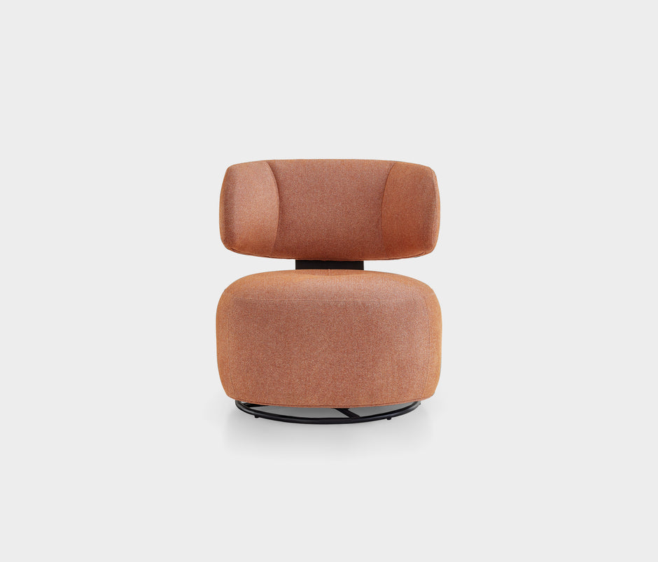 Soho Draaifauteuil Chenille Terracotta