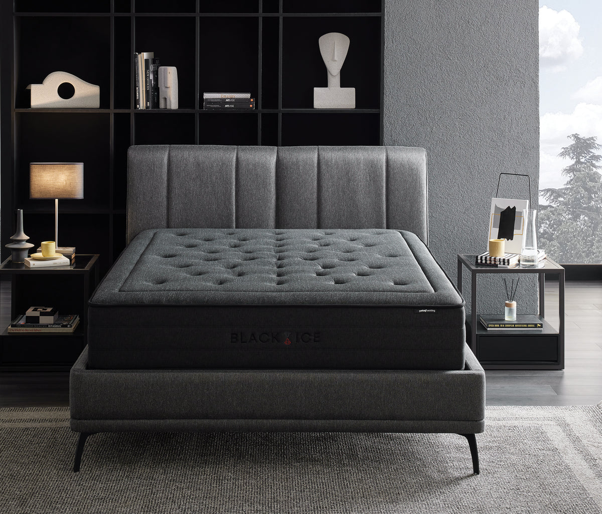 Black Ice Matras, Boxspring en Hoofdbord 3-delige Set - foto 52