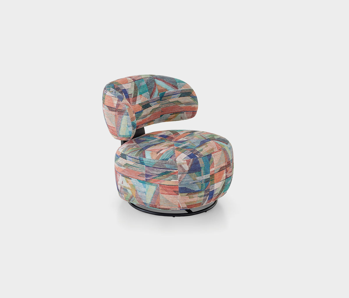 Soho Draaifauteuil Fluweel Paarskaki - foto 5
