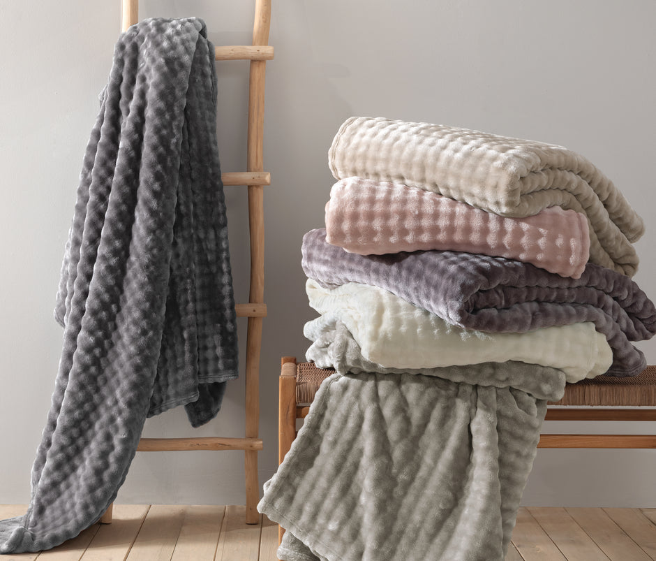 Blera Wellsoft Deken Mauve