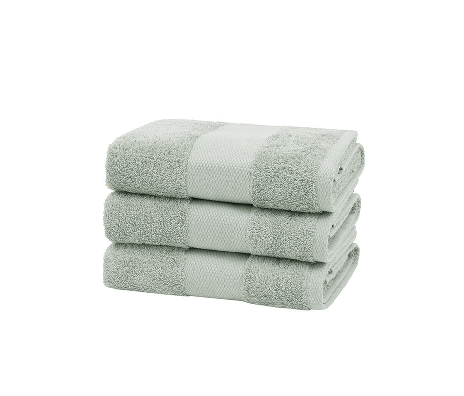 Essentials Handdoeken Set van 3 Nijlgroen
