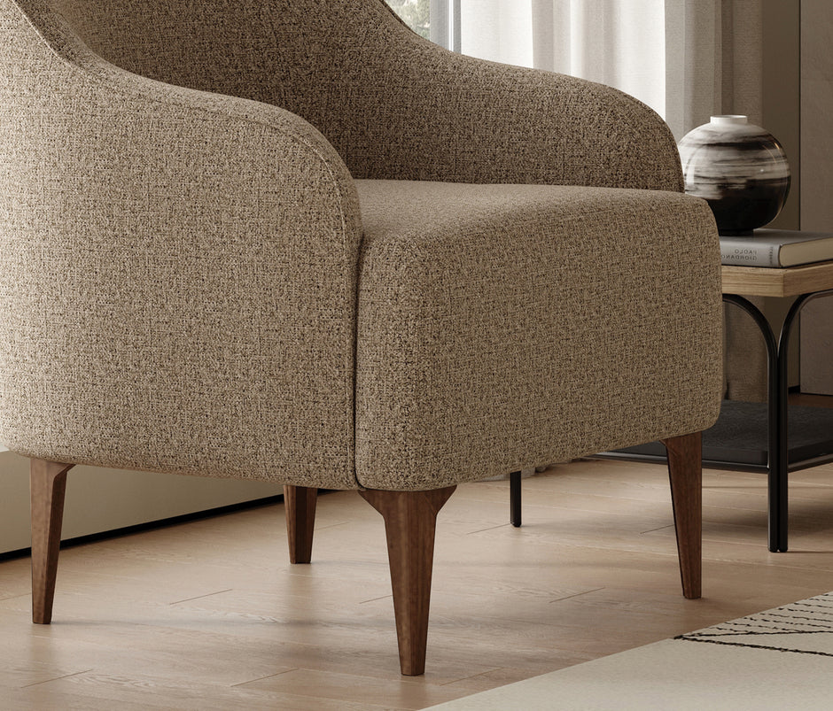 Paloma Fauteuil Linnen Look Zand (13040278)